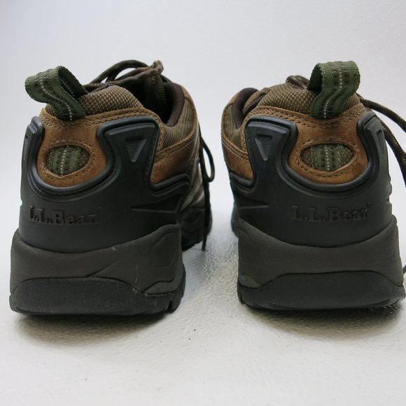 L. L. Bean Leather Fabric Comfort Hiking Outdoors Footwear Shoes Men's Sz 12 M - Picture 6 of 6